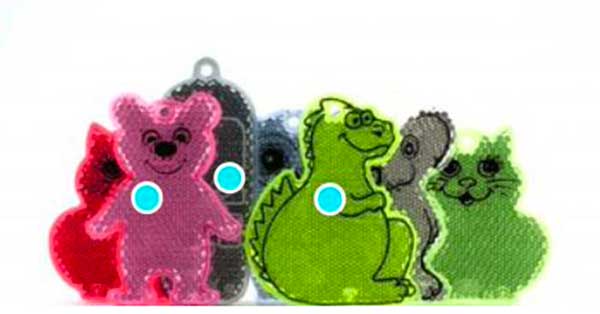 Reflexer i olika färger